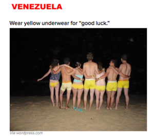 WHY WEARING YELLOW UNDERWEAR BRINGS LUCK!