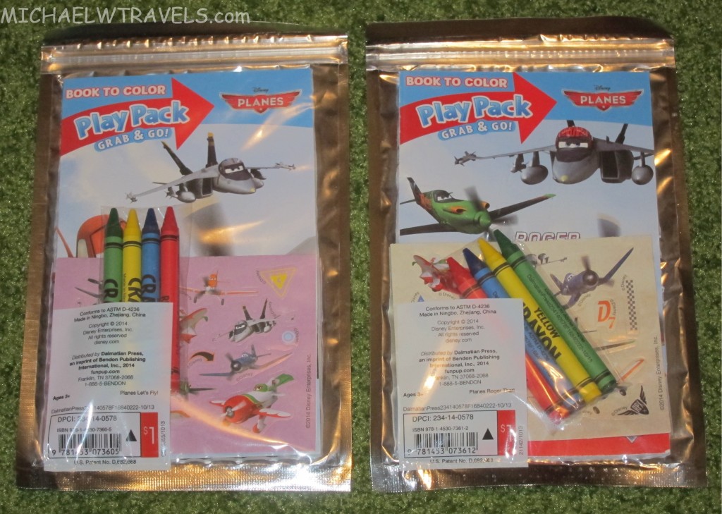 two packages of coloring books