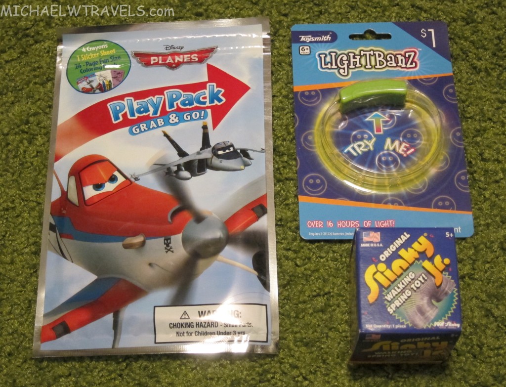 a toy package and a game box