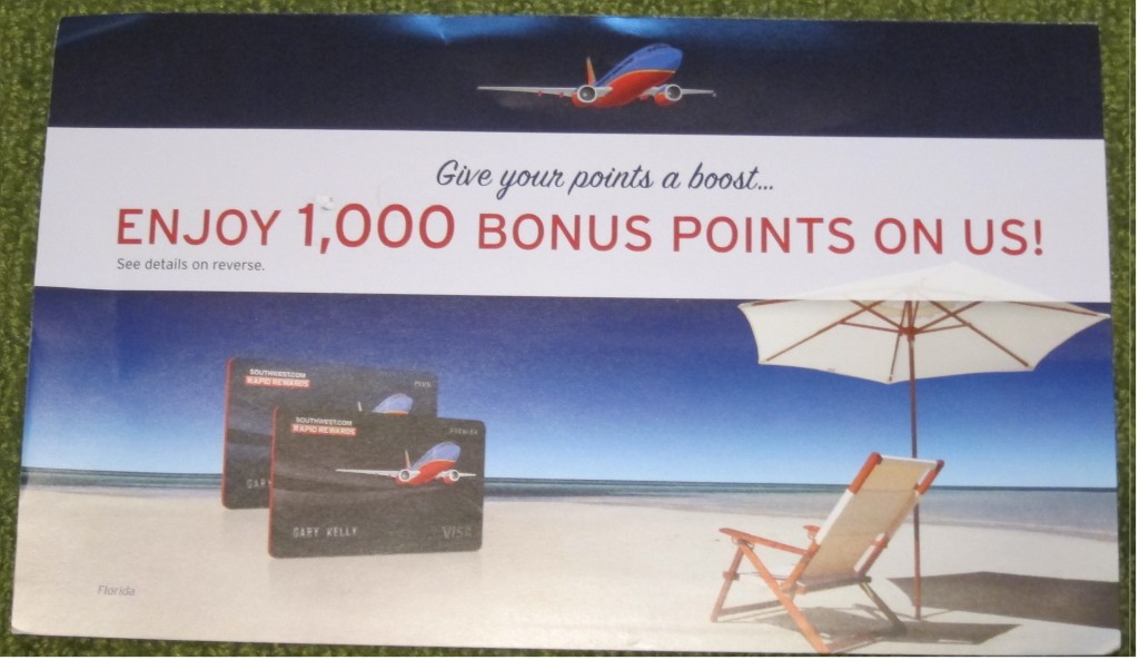 a card with a picture of a plane and a beach chair