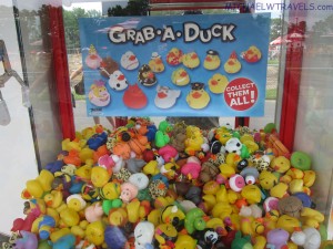 a large pile of rubber ducks