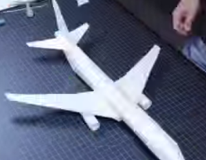 a model of a plane