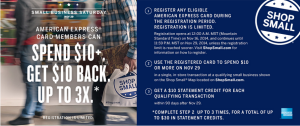 American Express Small Business Saturday Registration
