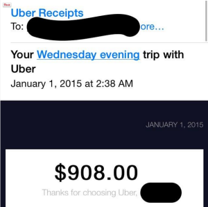 Uber rides