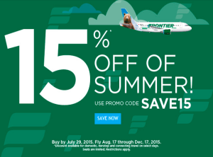 Frontier Airlines Promo