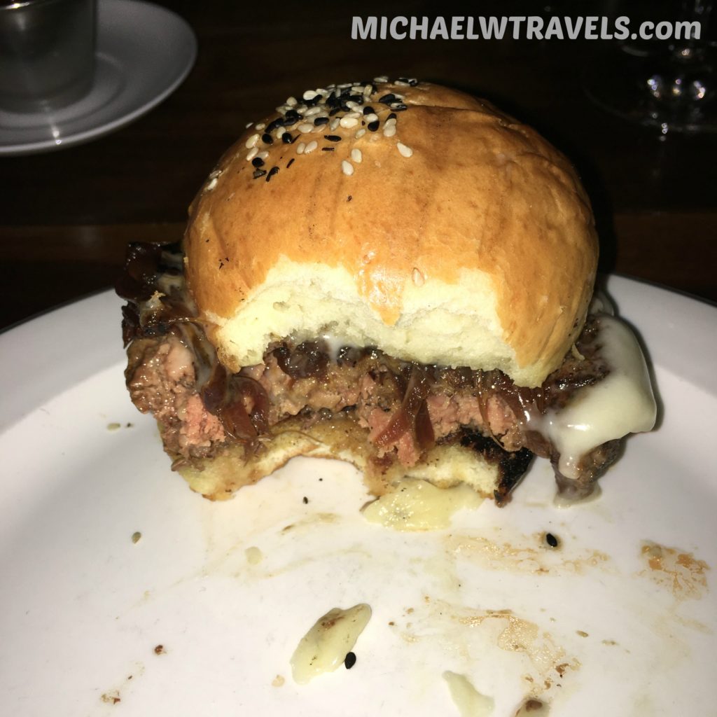 The Awesome OffMenu Burger at American Cut Tribeca, NYC