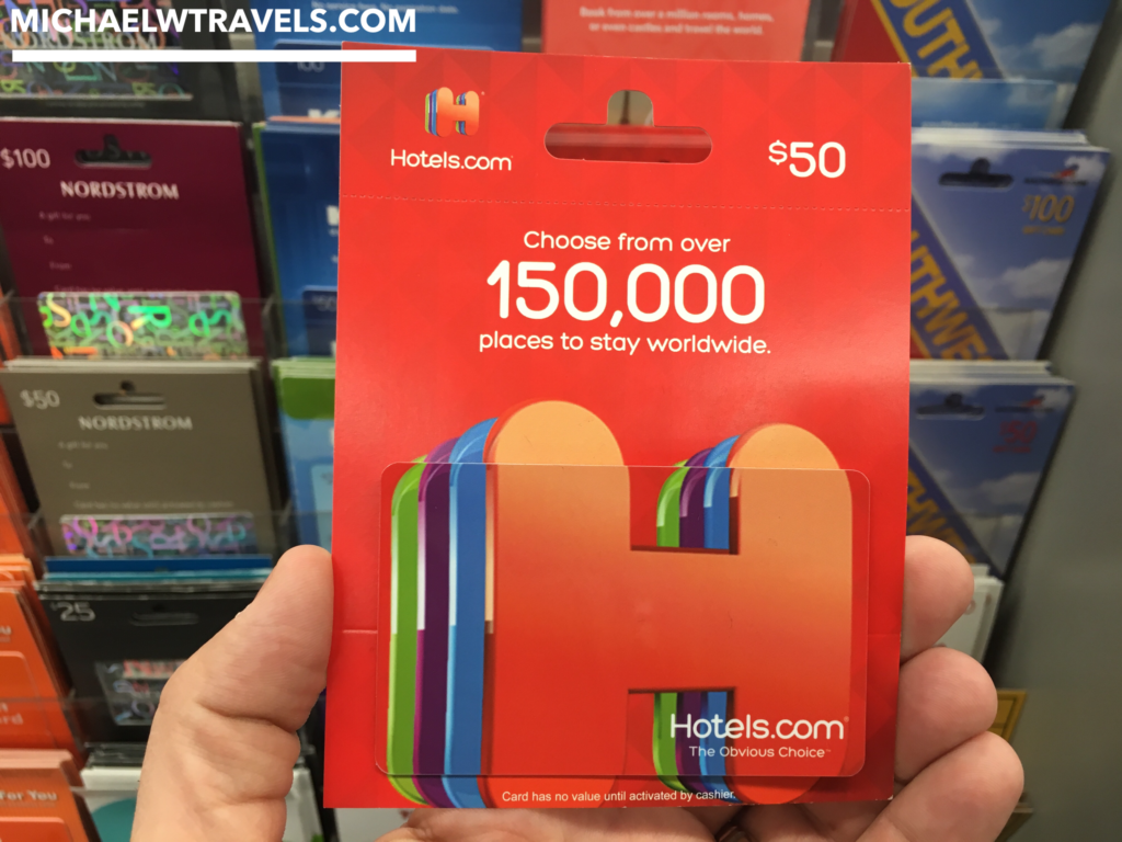 Earn 5X Miles & Points with Hotels com Gift Cards
