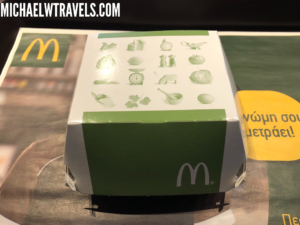 a fast food box on a table