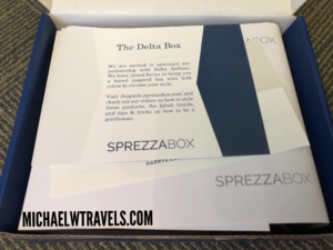 a box with a white and blue box with text
