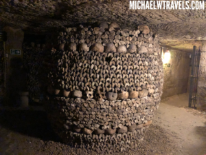 a large round object made of bones