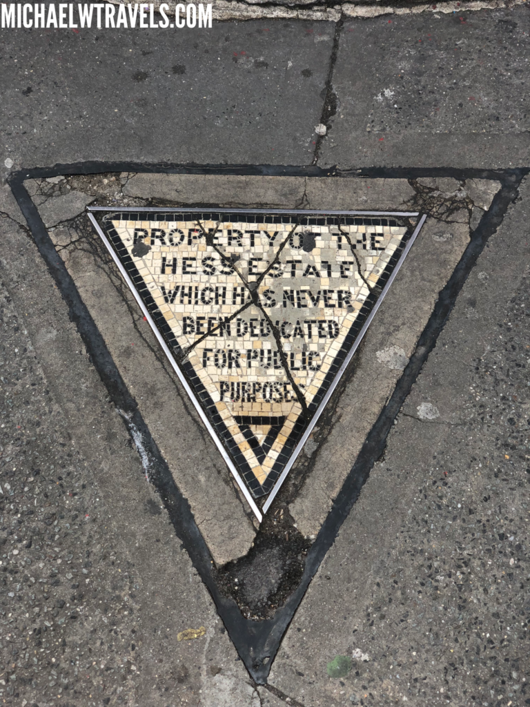 A Visit To A Bizarre Attraction, The Smallest Plot Of Land In New York