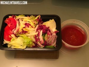 a salad in a container