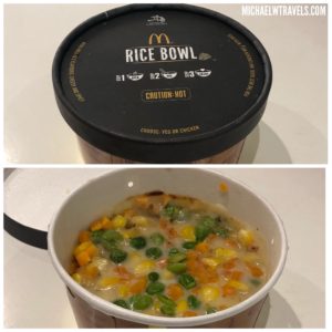 a bowl of food with a lid