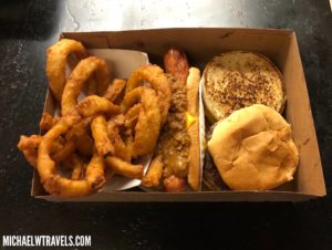 a box of food on a table