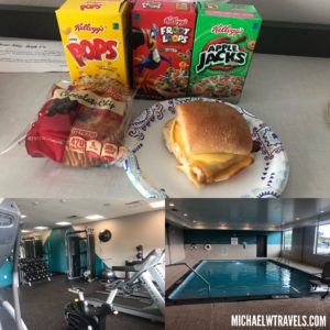 a collage of food and snacks