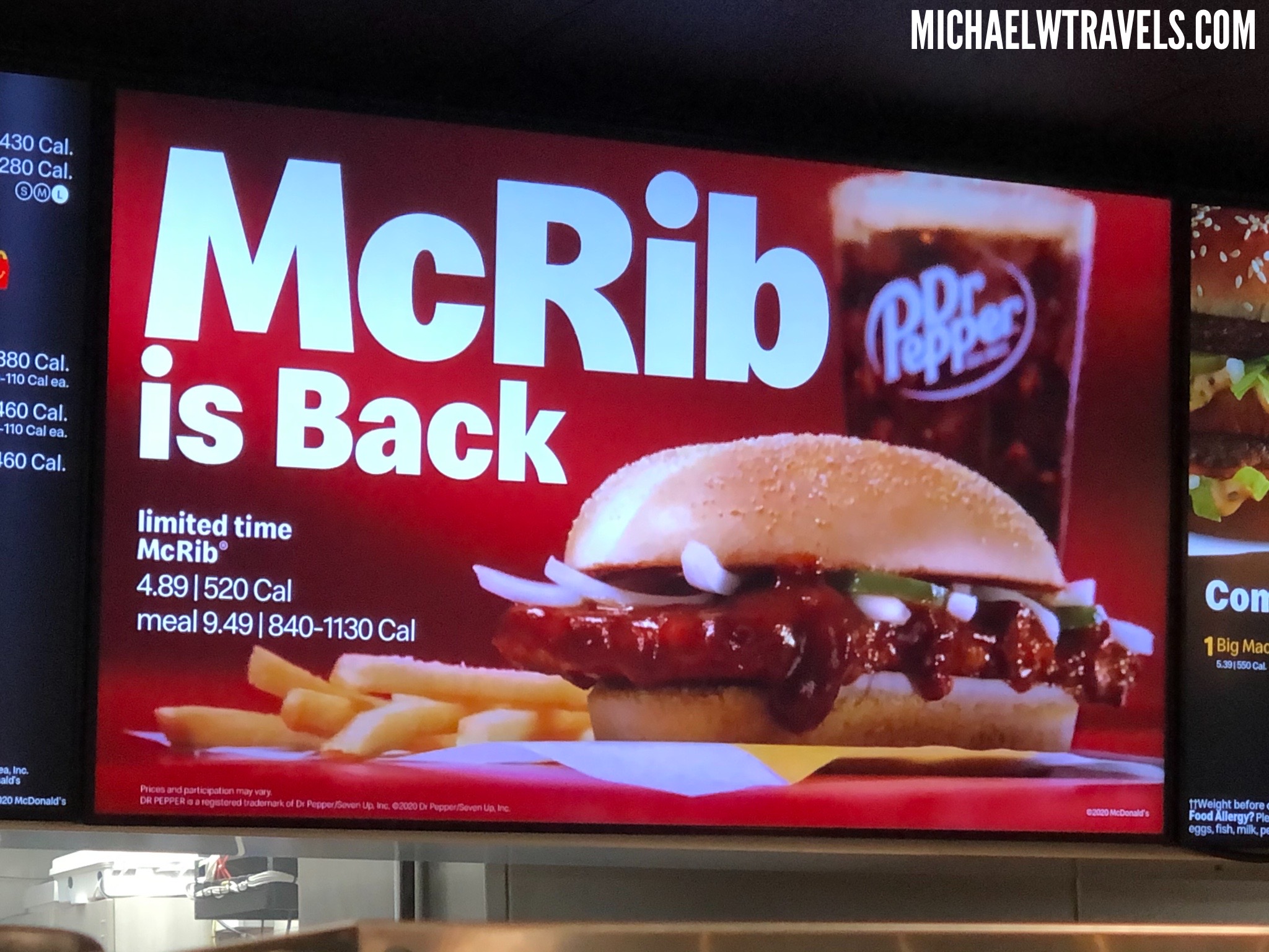 Food Quest! The McDonalds McRib Returns & It's Awesome!