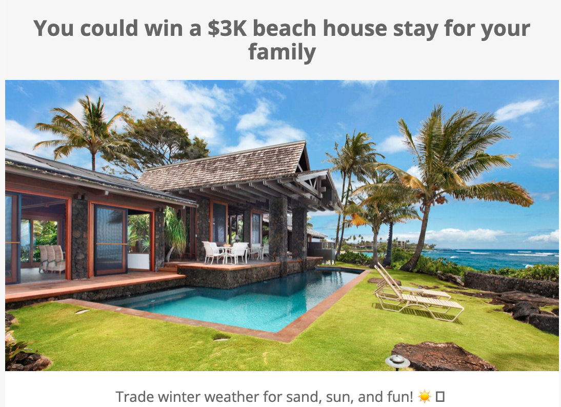 You could win a $3,000 Vrbo vacation rental stay! (Ended)