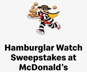 Win Free McDonald’s Burgers For A Year- 4 Winners!