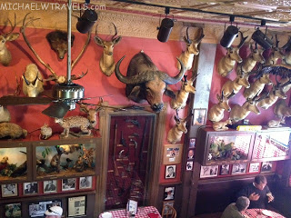 a room with stuffed animals and other objects