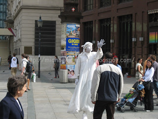 a person in a white garment