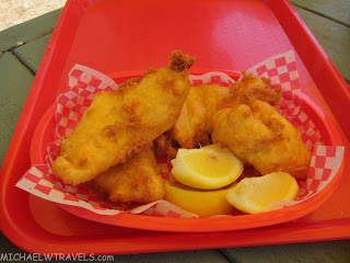 a plate of fried food