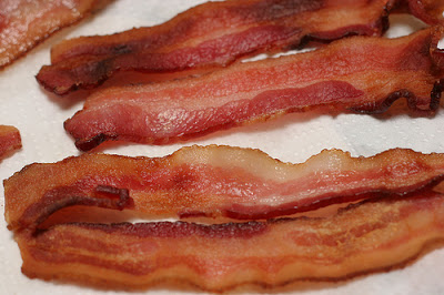 a group of bacon strips