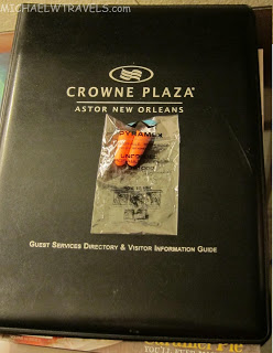 a black book with orange objects in it
