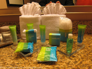 a group of personal hygiene products